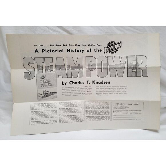 Vintage Lot of 19 Railway Photography Pictures and 1 Folded Wall Poster - Picture 3 of 7